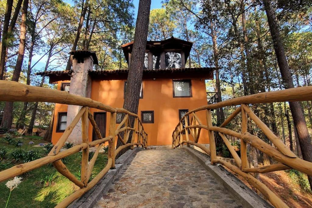 Cabana Rustica A 1Km De Cascada Mazamitla Exteriér fotografie